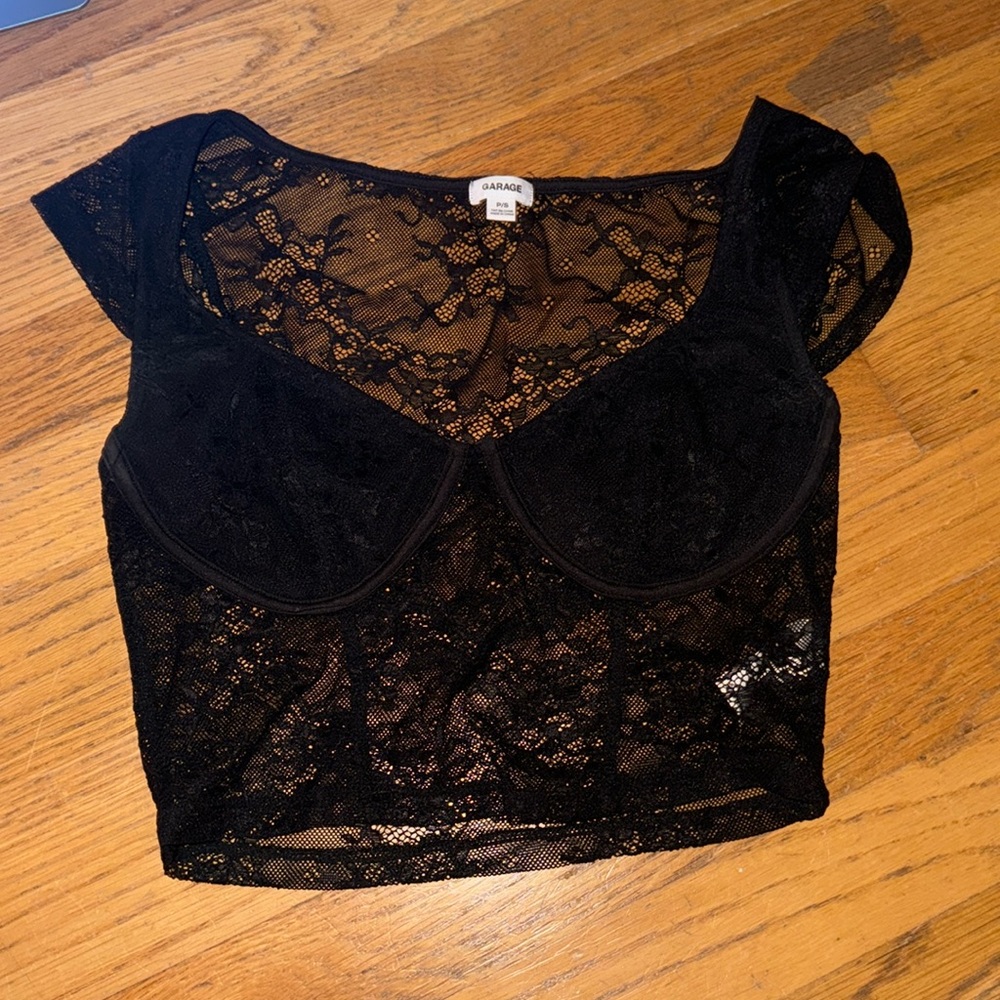 NWOT Garage lace top